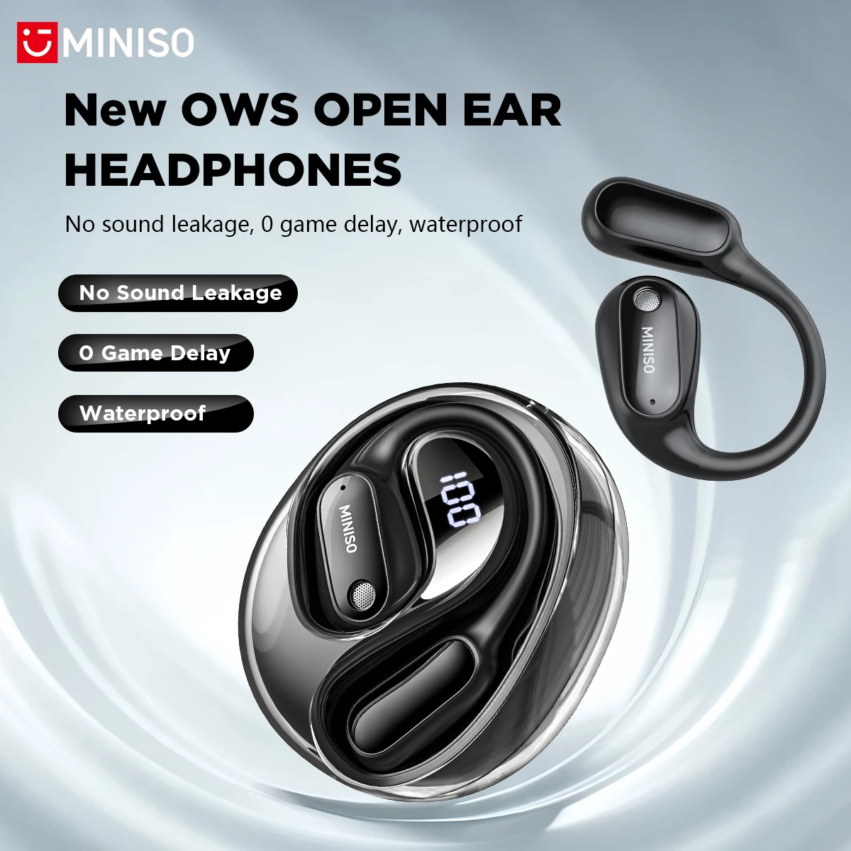 Wireless Charger - MINISO MS190: Fones de ouvido com