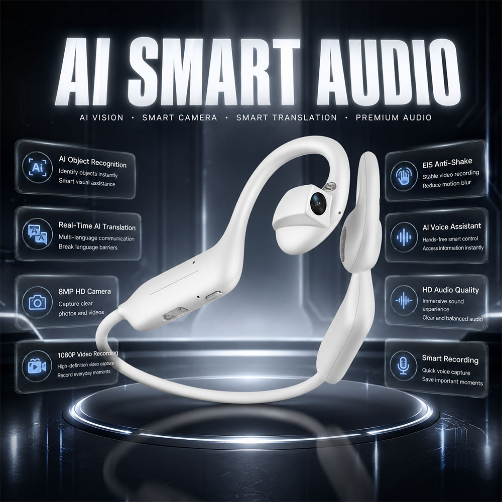 Headphones Wireless - NOVOS Fones de Ouvido Bluetooth 1080P