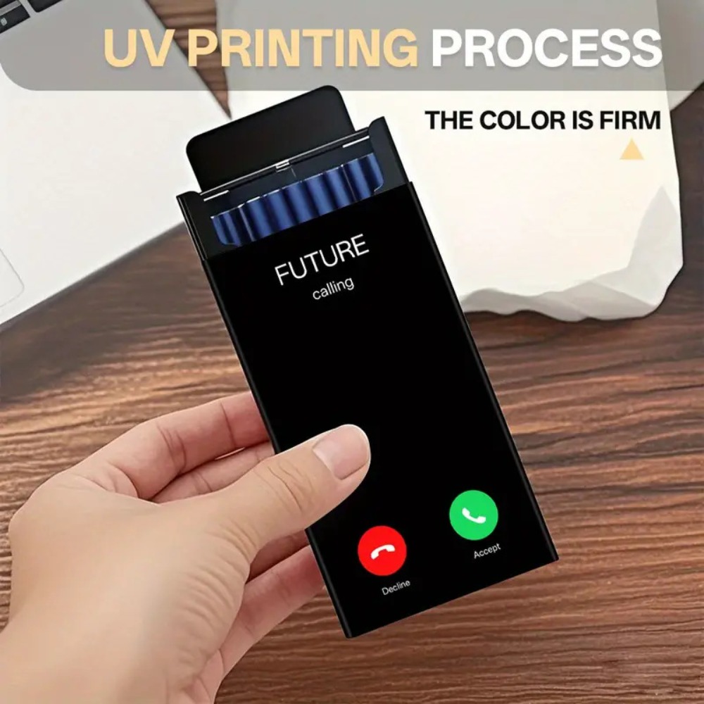 Estojo de cigarros metálico e  - Phone Holder avaliação e preço