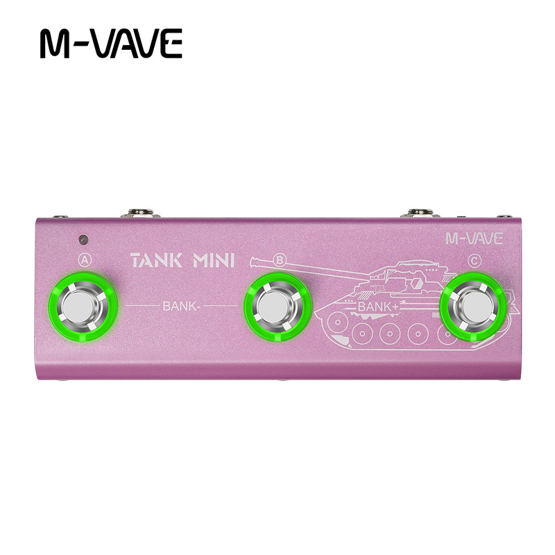 M VAVE Tank Mini Pedal de Efei - Bluetooth Speaker avaliação e preço